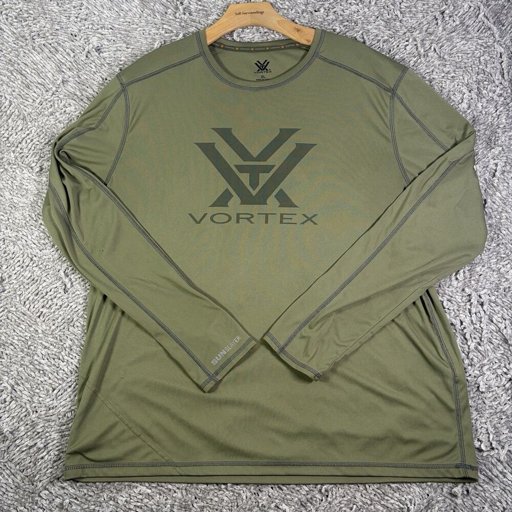 Vortex Optics Sunslayer Shirt Mens XL Long Sleeve Olive Green Training S1S15805